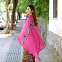 Scarf From India Poncho Scarves Shawls Beach Cover Up Women National Embroidery Sarong Wrap Scarfs 8