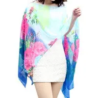 Scarf From India Poncho Shawls And Scarves Casual Beanch Women Chiffon Sunscreen Highquality Big Size Printed Scarfs 1