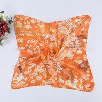 Scarf Luxury From India Scarves Scarfs Square Women Butterfly Printing Head Wrap Kerchief Loose Neck Shawl Casual 3