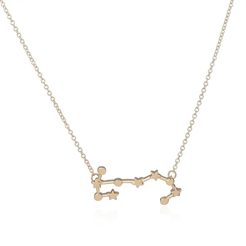 Scorpio Zodiac Sign Necklace Constellation Pendant Necklace October November Birthday Valentine 10Pcs-N158 1
