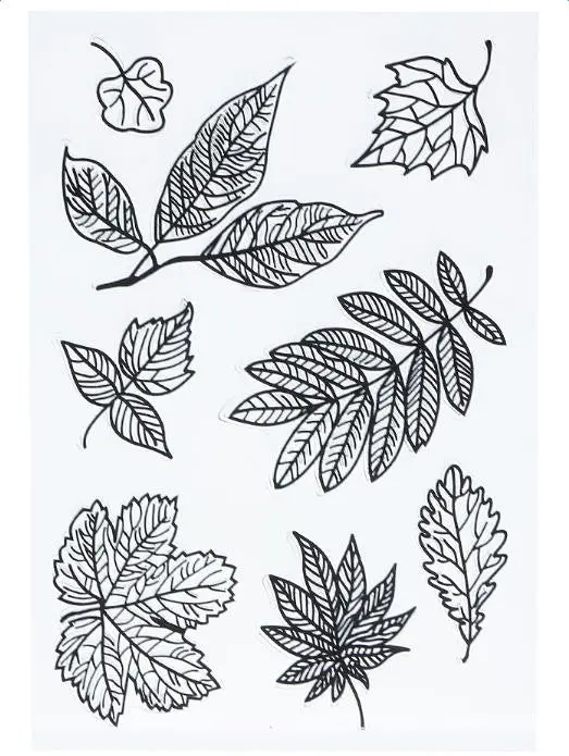 Scrapbooking Stamp Transparent Silicone Seal Clear Stamp Maple Leaf/Love Wedding Decor226049 1