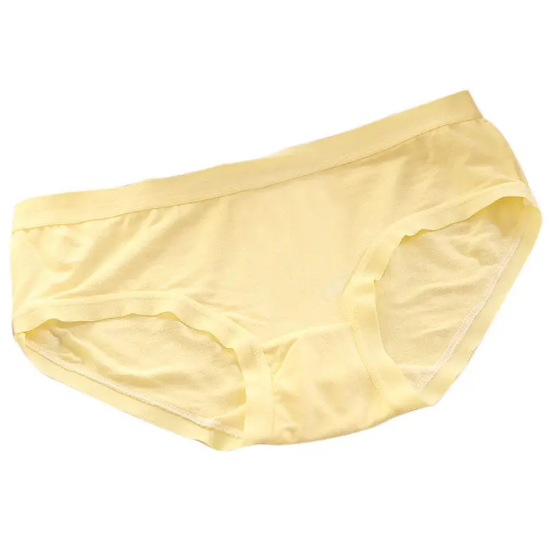Sexy Bamboo Fiber Underwear Briefs 9 Candy Color Casual Women Underwear Casuals Panties Women's Briefs 2