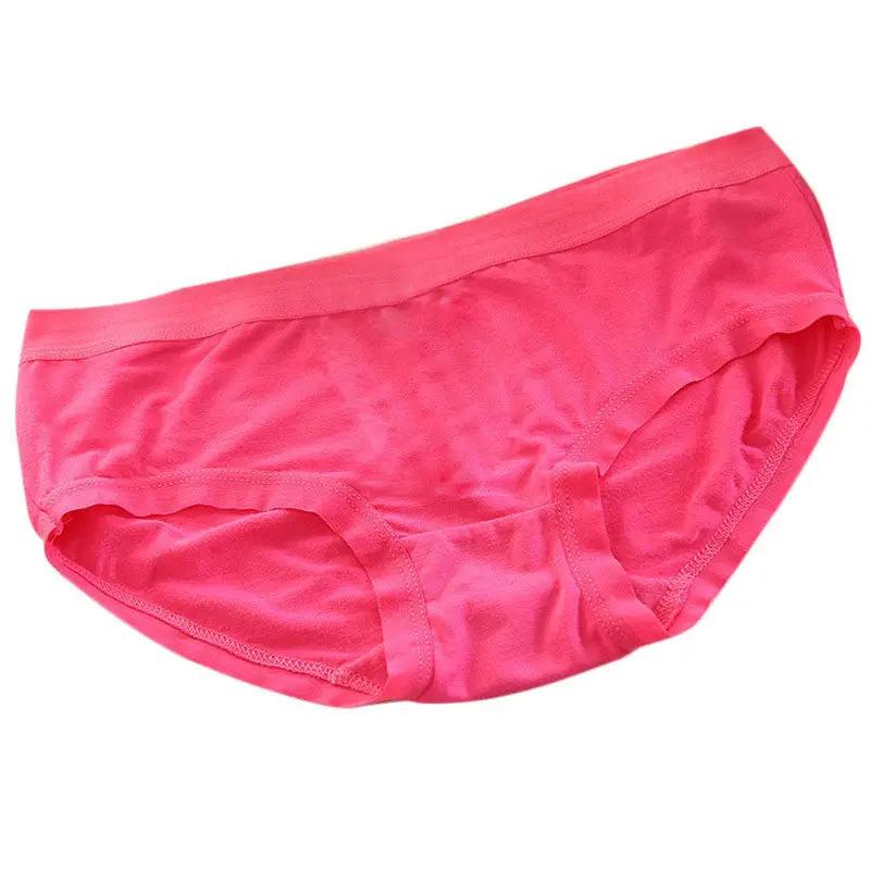 Sexy Bamboo Fiber Underwear Briefs 9 Candy Color Casual Women Underwear Casuals Panties Women's Briefs 9