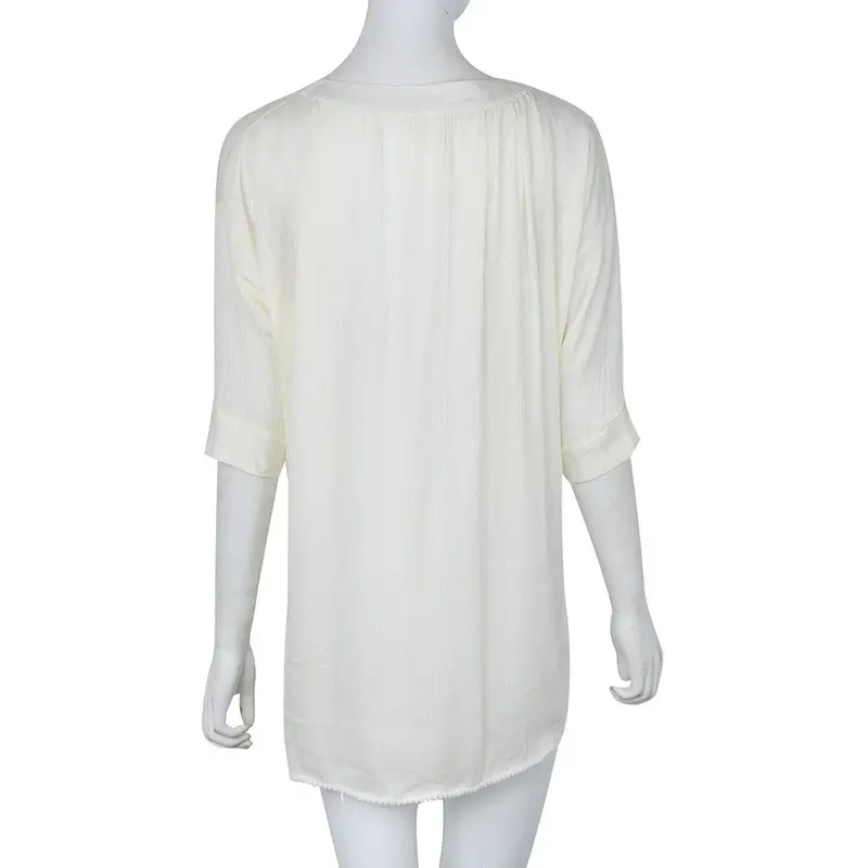 Sexy Batwing Sleeve Tassel Swimwear Cover Up Casual Beach Blouse Bathing Tops Loose Shirts For Women 2