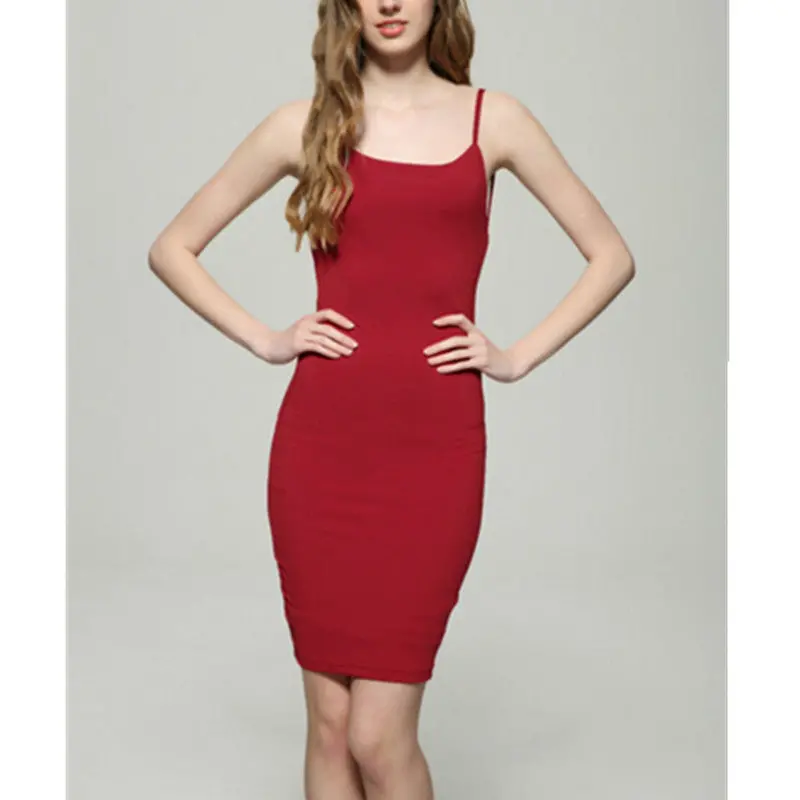 Sexy Deep Backless Spaghetti Strap Stretch Short Dress Women Strappy Dress Vestidos Dresses Robe Elbise Jurken 3