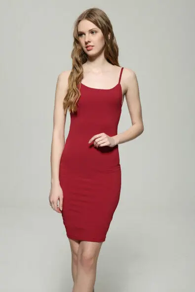 Sexy Deep Backless Spaghetti Strap Stretch Short Dress Women Strappy Dress Vestidos Dresses Robe Elbise Jurken 5