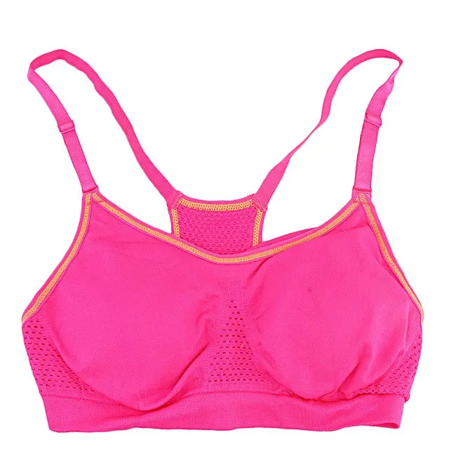 Sexy Double Layersfitness Yoga Sports Wiresimple Natural Bra Push Up Underwear Top Bra Adjustable Strap 11
