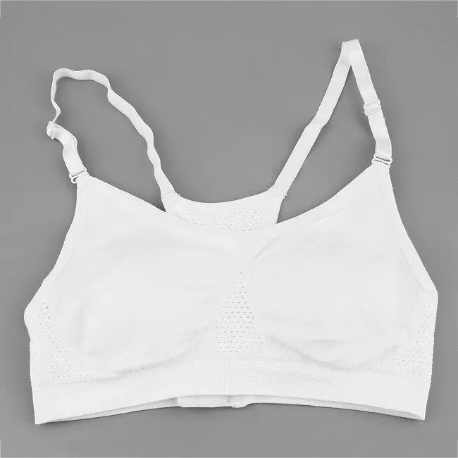 Sexy Double Layersfitness Yoga Sports Wiresimple Natural Bra Push Up Underwear Top Bra Adjustable Strap 4