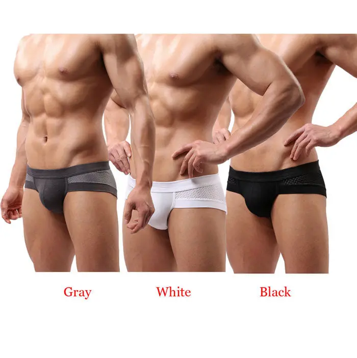Sexy Men Boxer Cotton Underwear Fashion Solid Color Men's Simple Shorts Boxers Underpants Soft Plus Size 3