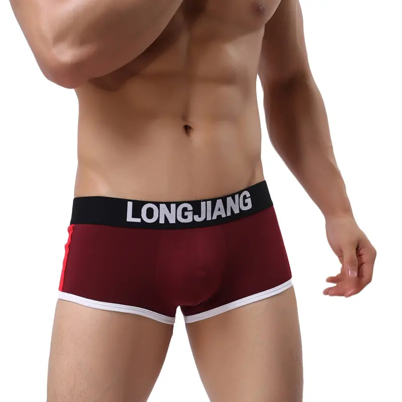 Sexy Mens Flat Angle Underwear Comfortable Shorts Pouch Soft Underpants 10