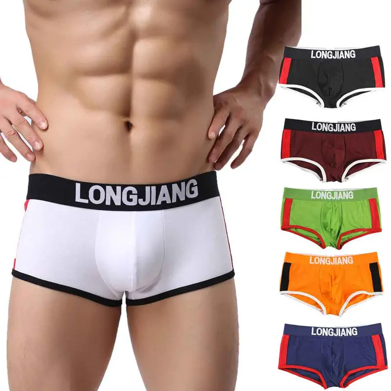 Sexy Mens Flat Angle Underwear Comfortable Shorts Pouch Soft Underpants 12