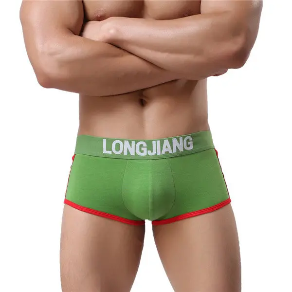 Sexy Mens Flat Angle Underwear Comfortable Shorts Pouch Soft Underpants 4