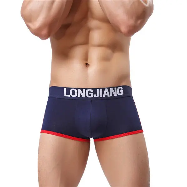 Sexy Mens Flat Angle Underwear Comfortable Shorts Pouch Soft Underpants 7