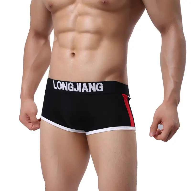 Sexy Mens Flat Angle Underwear Comfortable Shorts Pouch Soft Underpants 8