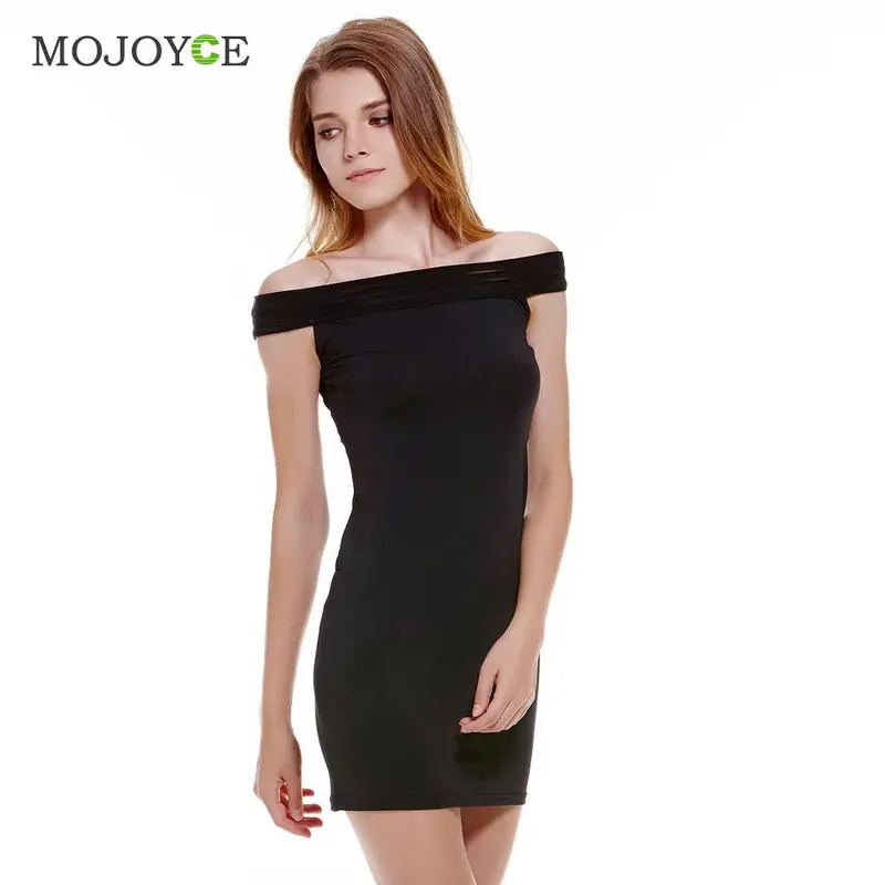 Sexy Off Shoulder Dresses Slim Women Clothing Bodycon Women Dress 2