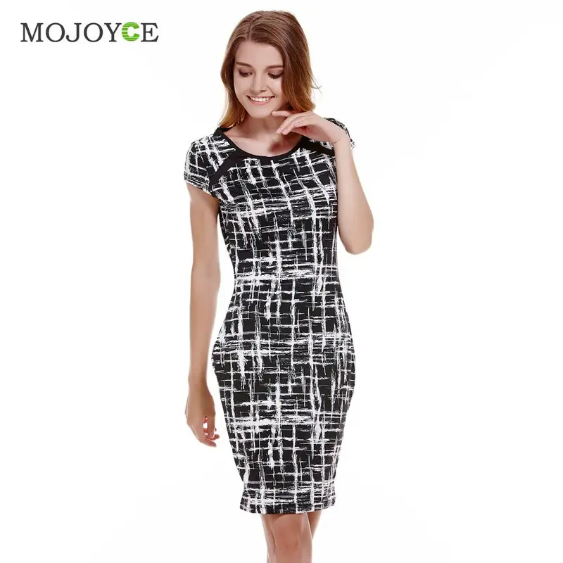 Sexy Print Women Dress Party Dresses Vestidos Casual Black Bodycon Mini Dress Work Office Vestido De Festa 1
