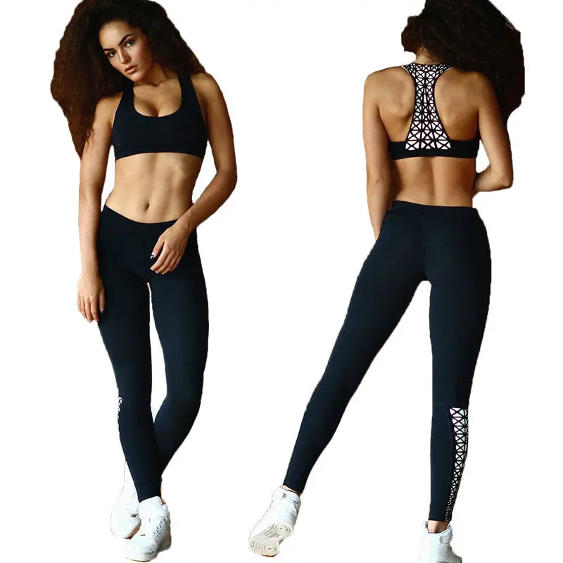 Sexy Skinny Gym Jumpsuit Women Elasticity Running Fitness Jumpsuit Sport Clothing Set Women Plus Size Bodycon Jumpsuit 1