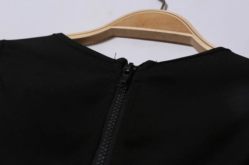 Sexy Sleeveless Hhalter Piece Hollow Waist Trousers Straight Type Black Rompers Womens Jumpsuit Bodysuit Plus Size 4