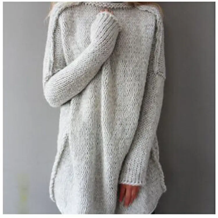 Sexy Turtle Neck Pullovers Women's Long Warm Sweater Slim Tunic Shirt Tops 4 Colors Plus Size Lx092 5