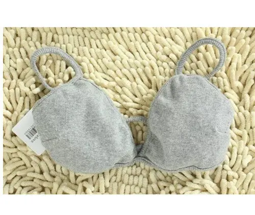 Sexy V Neck Backless Cross Brandage Strappy Bustier Crop Top Bra Tank Bralette Brandy Camis 6 Colors 2