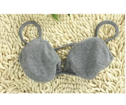 Sexy V Neck Backless Cross Brandage Strappy Bustier Crop Top Bra Tank Bralette Brandy Camis 6 Colors 3