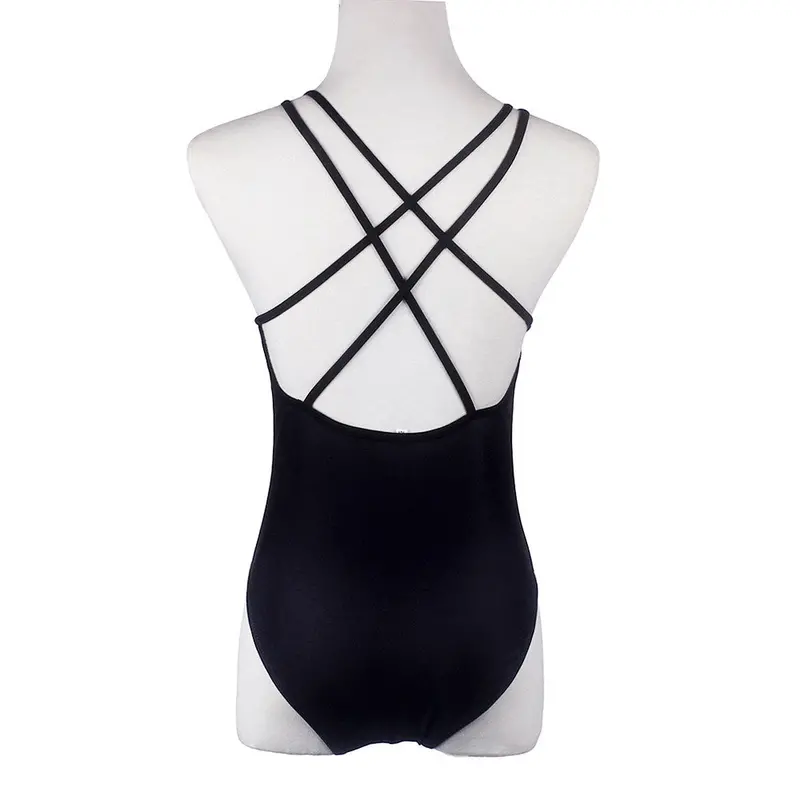 Sexy Women Bodysuit Plunge Backless Onepiece Geometric Bandage Swimsuit Jumpsuit Overalls Mujer Wear 3