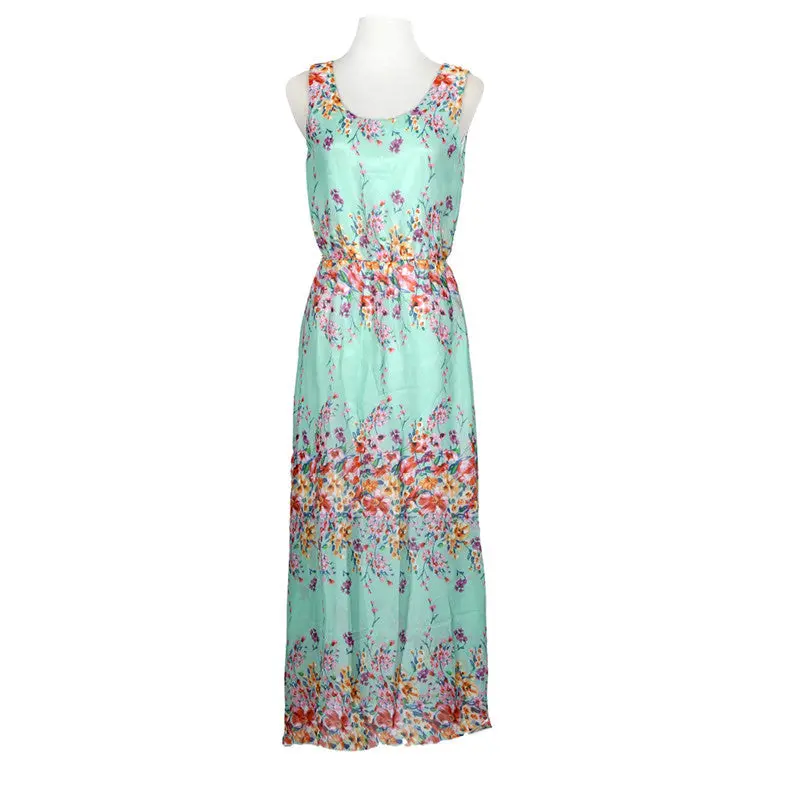 Sexy Women Boho Long Maxi Dress Plus Size Vestido De Festa Party Beach Dresses Chiffon Dress Feida 1
