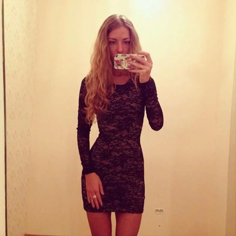 Sexy Women Dress Bodycon Slim Lace Mini Dress Club Party Dress #L8267 Dress Lace 1