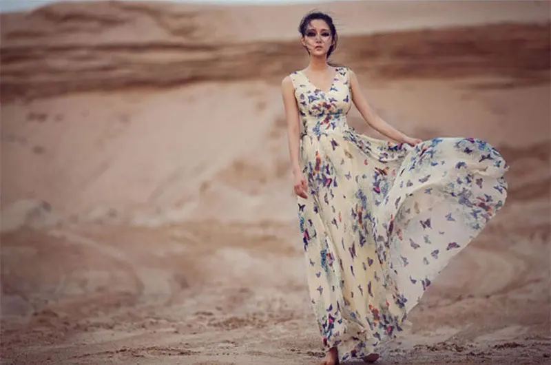 Sexy Women Dress Long Chiffon Dress Beach Dresses Loose Casual Dress Slim Vestidos Plussize Xxl 4