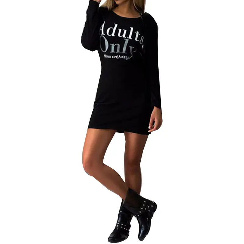 Sexy Women Dress Vestido Bandage Dresses Bodysuit Bodysuit Letter Printed Long Sleeve Plus Size Evening Party Club Vestidos 3