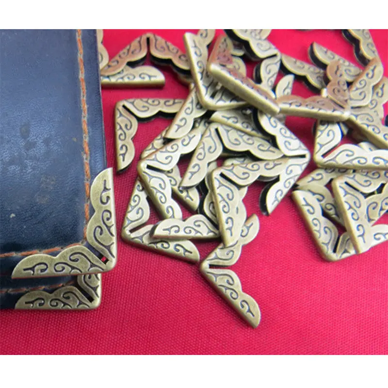 Shirt Collar Angle Book Corner Bronze Color, 100Pcs/Pack Diy Collar/ Book Angle/Po Frame Accessories 1