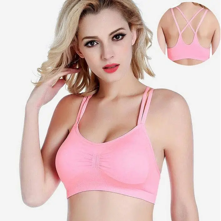 Shockproof Bra Stylish Bra Underwearall-Match Safety Dance Bra Wirehome Daily Sleeping Bra 3