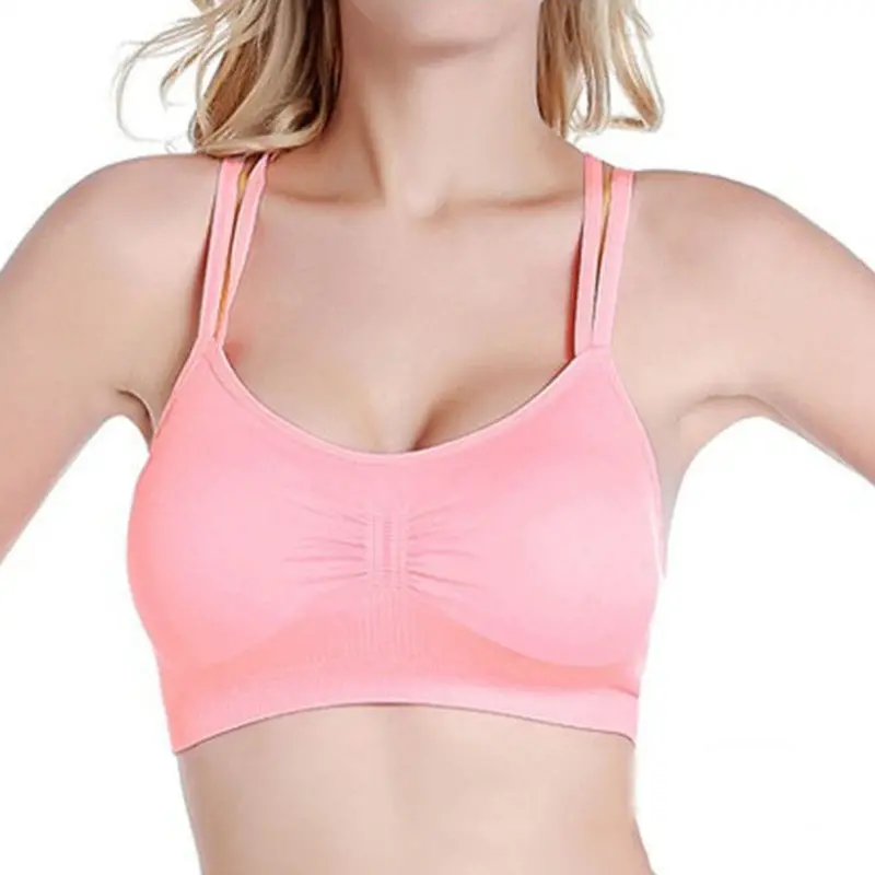 Shockproof Bra Stylish Bra Underwearall-Match Safety Dance Bra Wirehome Daily Sleeping Bra 6