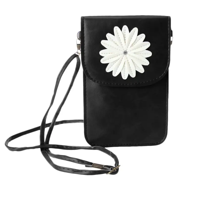 Shopping Bags Lovely Daisy Print Women Messenger Bags Phone Bag Multicolor Packet Handbag 1