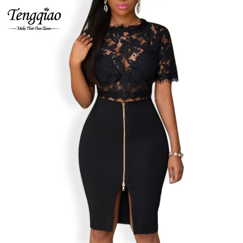 Short High Waist Pencil Skirt Bodycon Black Sexy Mini Skirts Bandage Pencil For Work Midi Skirts 1