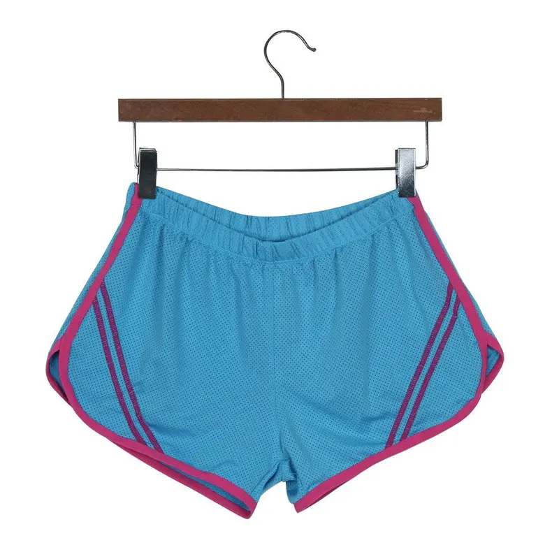 Shorts For Womens Thin Quick-Drying Elastic Waist Candy Color Plus Size Shorts Workout Clothes 2