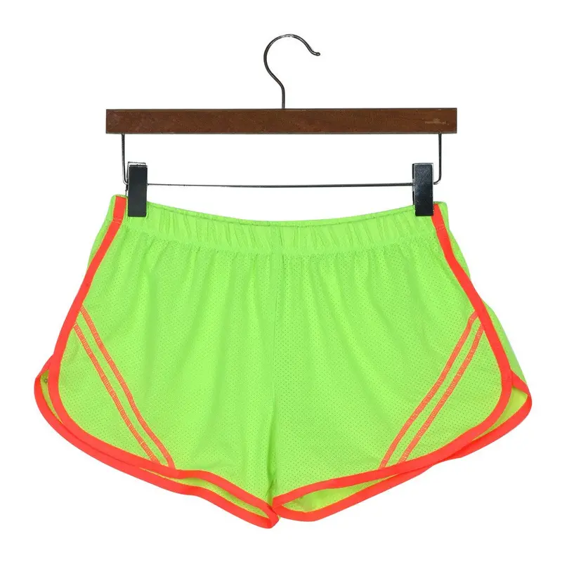Shorts For Womens Thin Quick-Drying Elastic Waist Candy Color Plus Size Shorts Workout Clothes 3