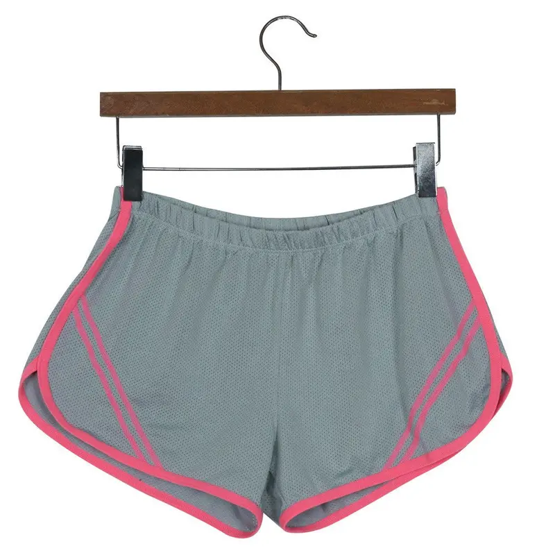 Shorts For Womens Thin Quick-Drying Elastic Waist Candy Color Plus Size Shorts Workout Clothes 4