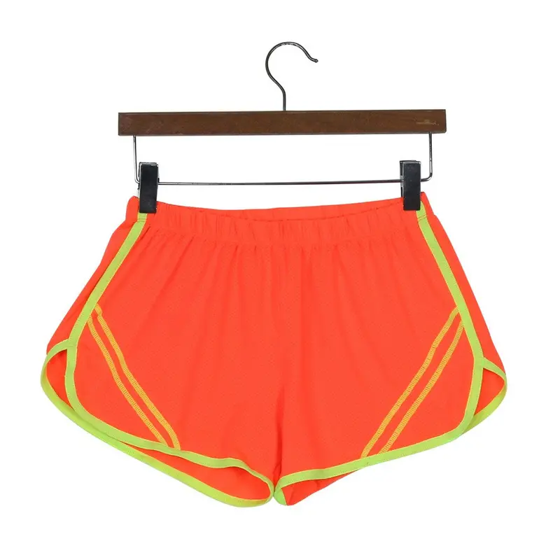 Shorts For Womens Thin Quick-Drying Elastic Waist Candy Color Plus Size Shorts Workout Clothes 6