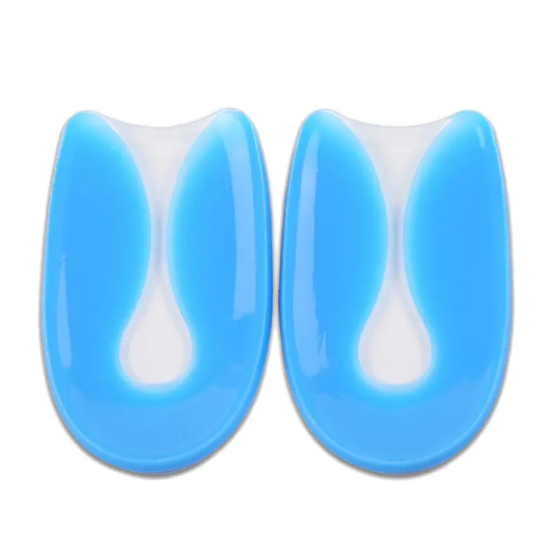 Silicone Gel U Shaped Heel Cushions Spurs Pads Insert Soles Pain Relief M 35-39 1