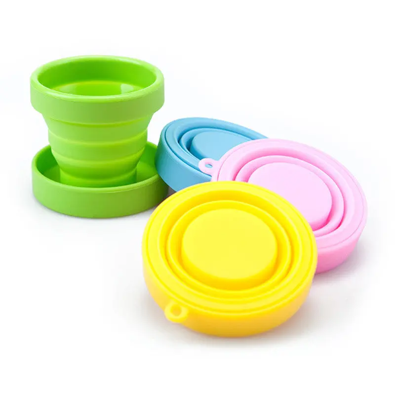 Silicone Retractable Folding Cup Telescopic Collapsible Outdoor Travel Lovely 72202 1