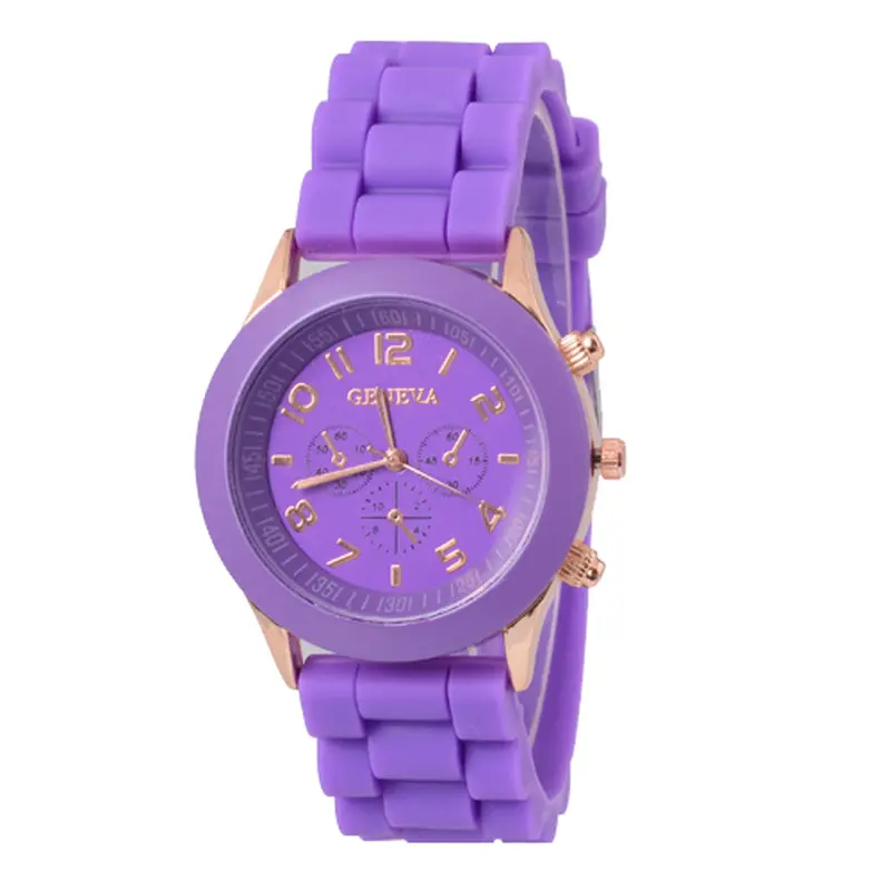 Silicone Watch Top Women Popular Watches & Casual Men Women's Montre Sport Clock Relogio Masculino 1