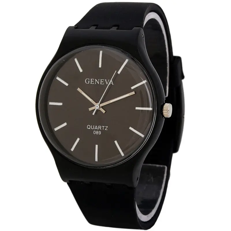 Silicone Watch Women Casual Watch Round Dial Silicone Band Quartz Analog Wrist Watch Colorful Candy Ladies Watch Montre 1