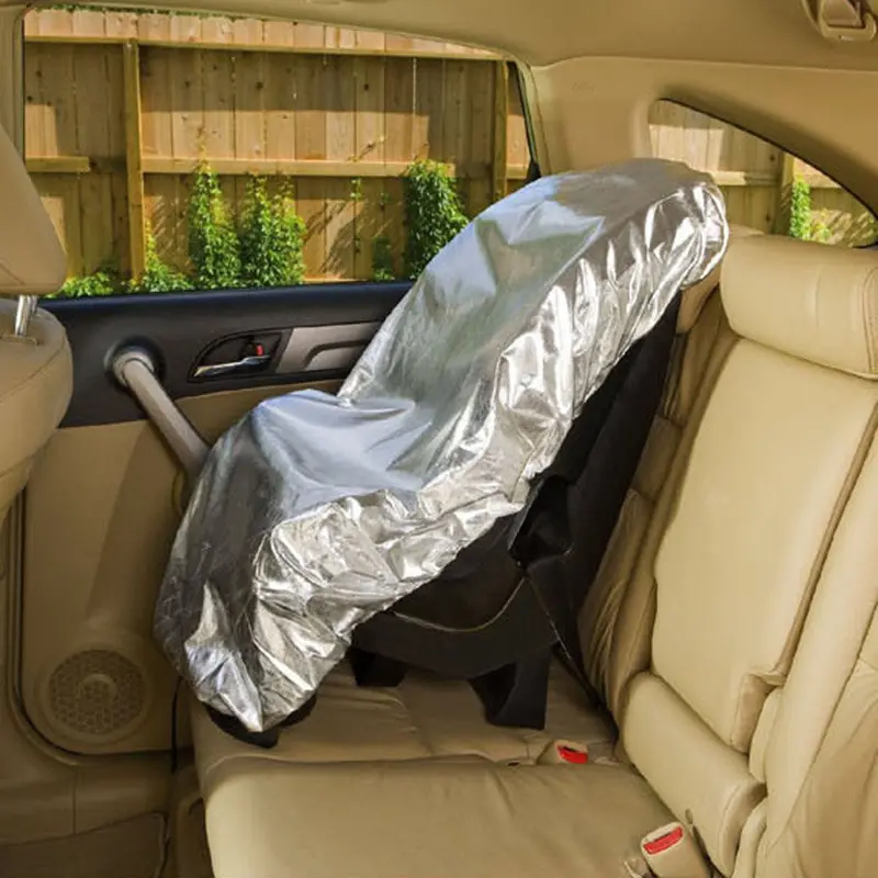 Silver Aluminium Film Baby Kids Car Safety Seats Sun Shade Sunshade Uv Rays Protector Cover Reflector 1