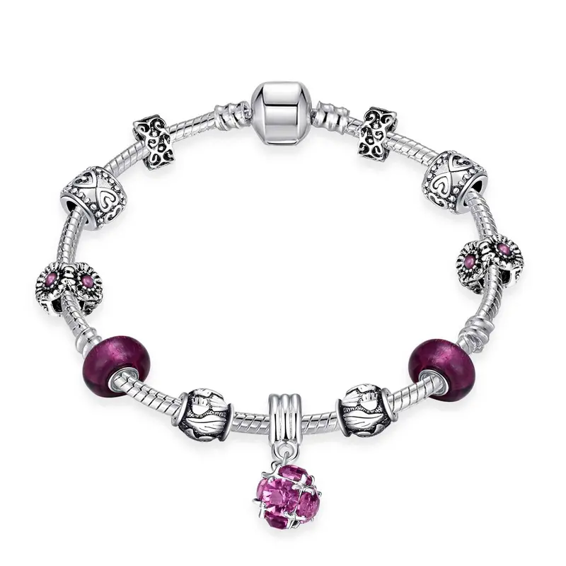 Silver Bracelets &Amp; Bangles Callicarpa One Direction Hand Madeball Pfdh 39 1