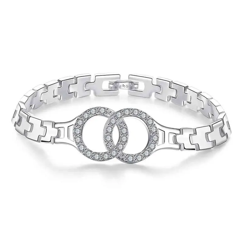 Silver Bracelets & Bangles Insets Watches Pulseira Masculina Floating Charms Hbh 54 1