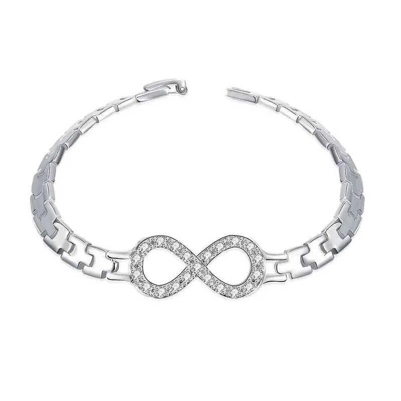 Silver Bracelets & Bangles Insets Watches Pulseira Masculina Floating Charms Hbh 54 2