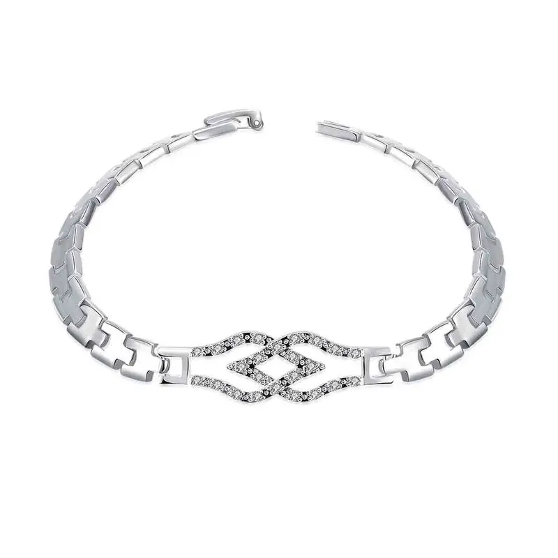 Silver Bracelets & Bangles Insets Watches Pulseira Masculina Floating Charms Hbh 54 3