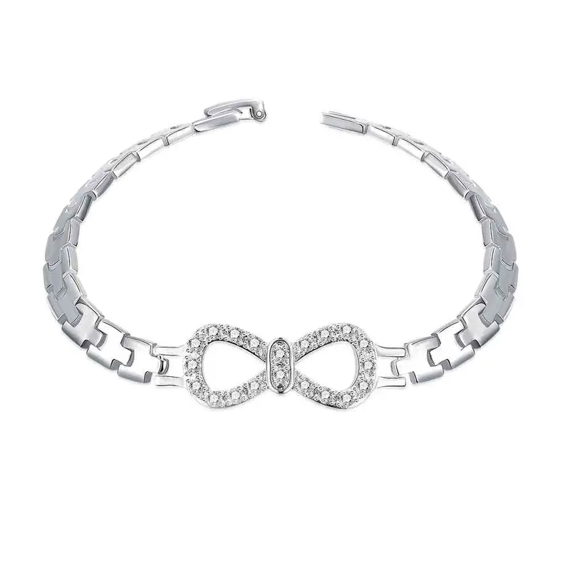 Silver Bracelets & Bangles Insets Watches Pulseira Masculina Floating Charms Hbh 54 5