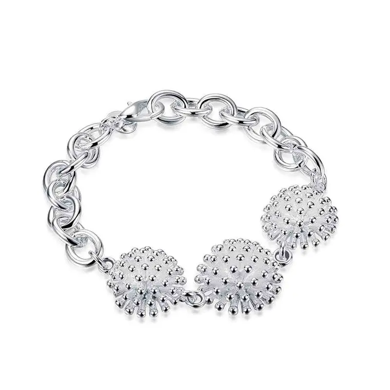 Silver Charm Bracelet Fireworks Anchor Gift For Her Hbh 32 1